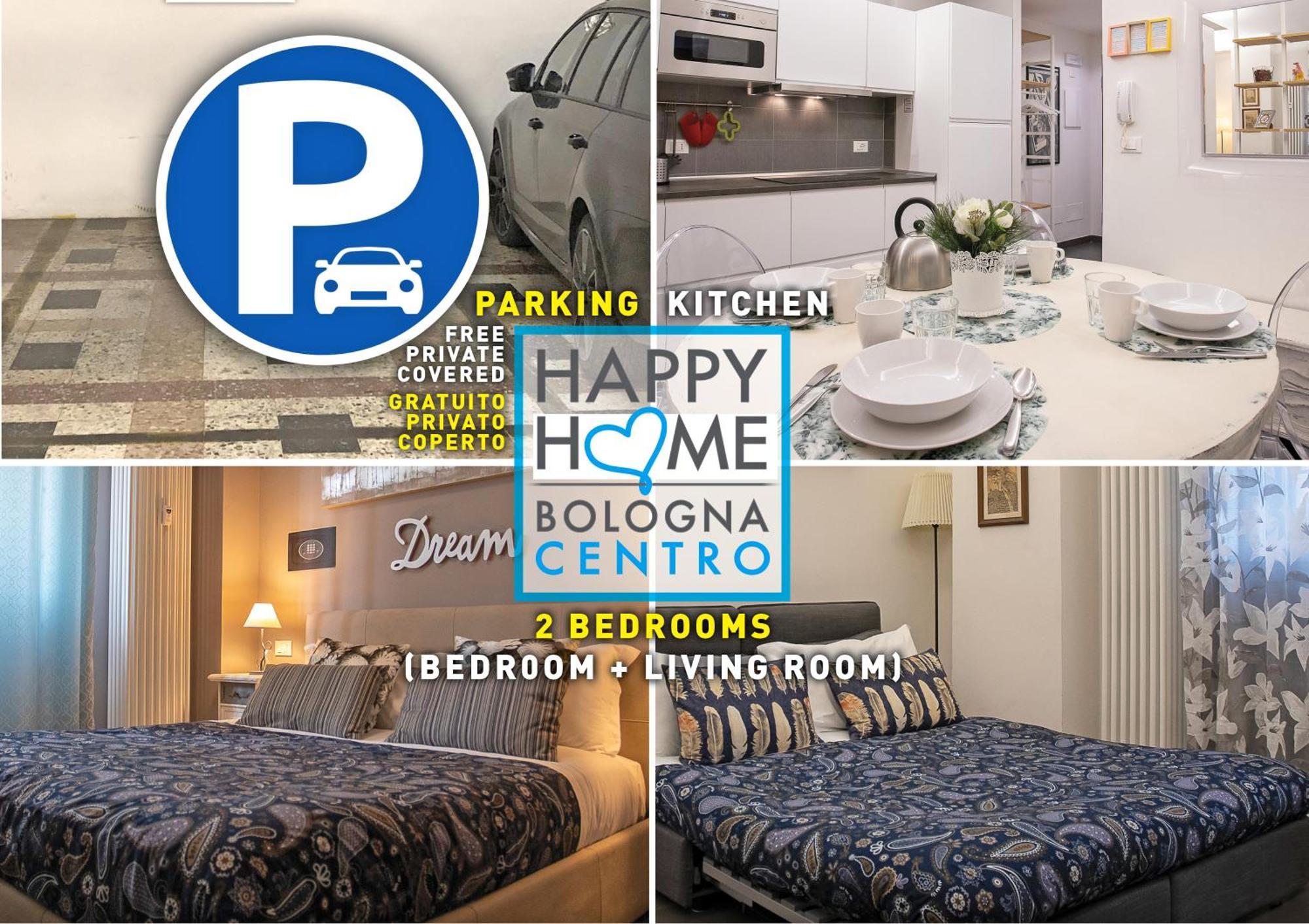 Happy Home Bo Centro Free Private Parking Болонья Екстер'єр фото
